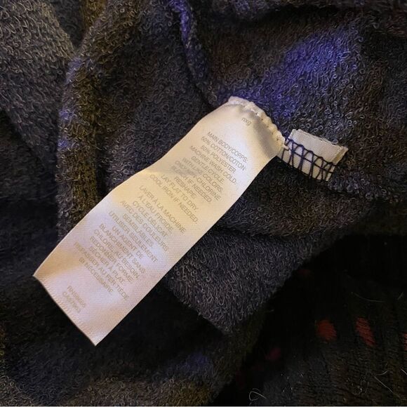 Z by Zella Mosey Tie Dye Cropped Hoodie Blue Black XS - Picture 6 of 6